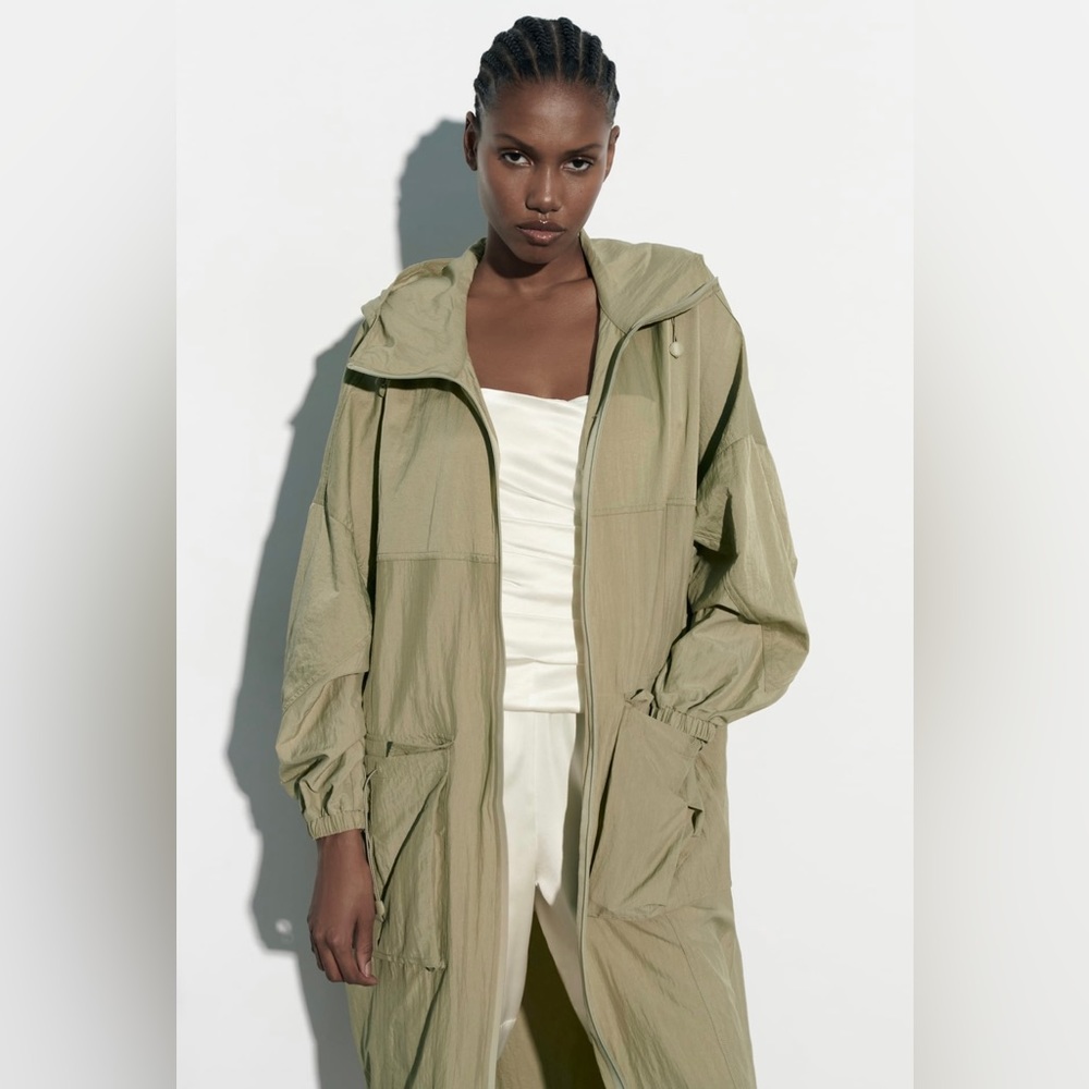 Zara Parachute Jacket NWT - Picture 2 of 14